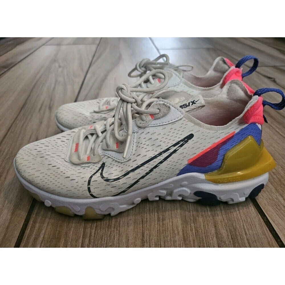 Size 9 - Nike React Vision White Astronomy Blue Women's Casual Sneakers